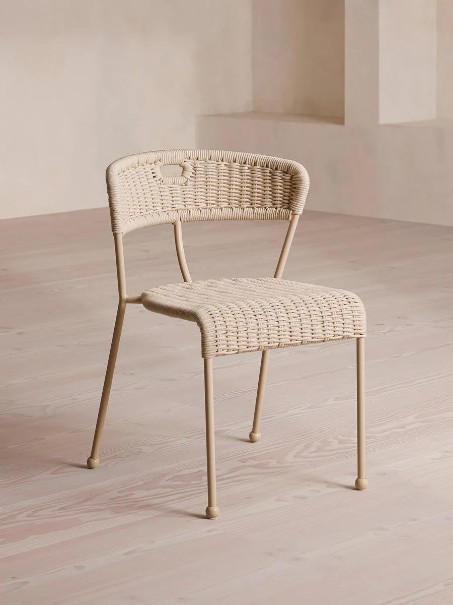 Pair of Lisson Outdoor Dining Chairs, Natural