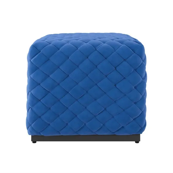 Colline Small Velvet Pouffe 4