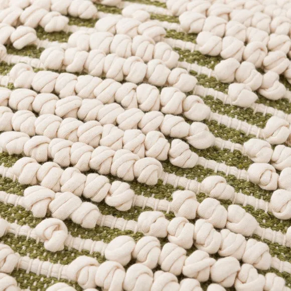 Jersey Bobble Diamond Square Cushion 2