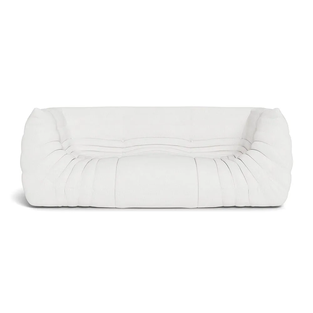 Ligne Roset Togo Medium Settee in Capa Ecru