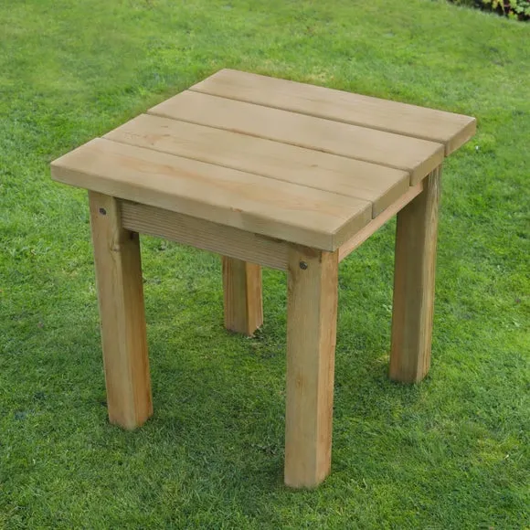 Emily Wooden Square Side Table 2