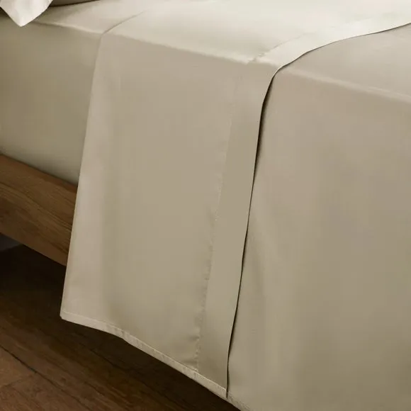 Dorma Luxe Egyptian Cotton Sateen Flat Sheet 2