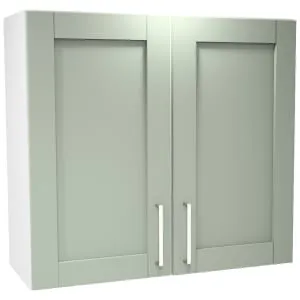 Wickes Ohio Reed Green Shaker Wall Unit - 800mm