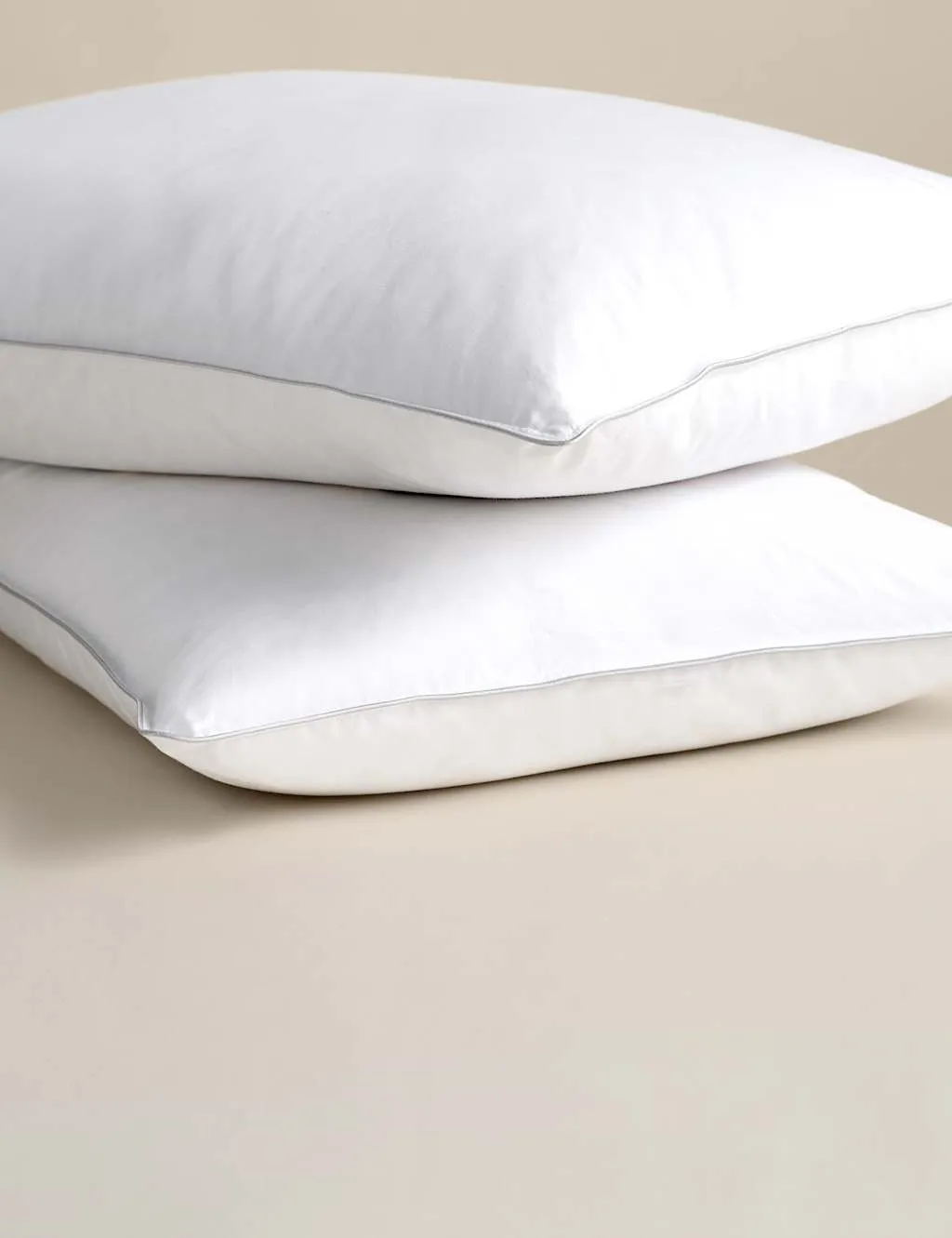 M&S 2 Pack Down Rich Soft Pillows White