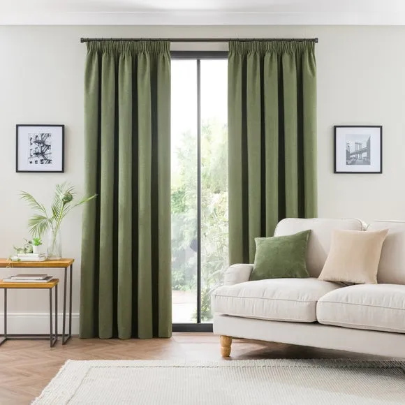 Zodiac Blackout Pencil Pleat Curtains 2
