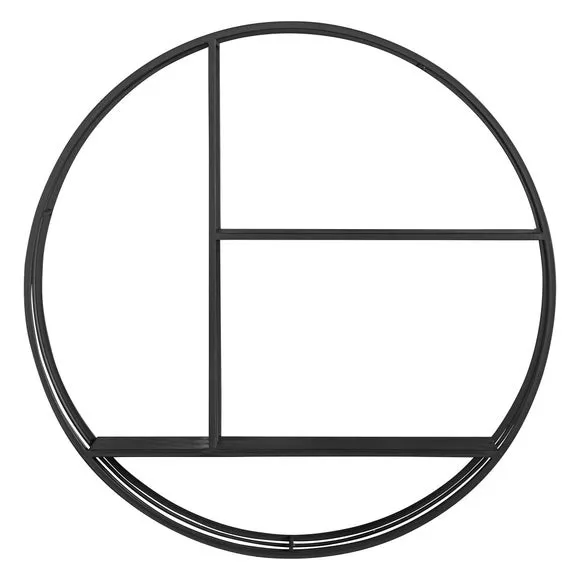 Marlo Round Metal Wall Storage Unit 3