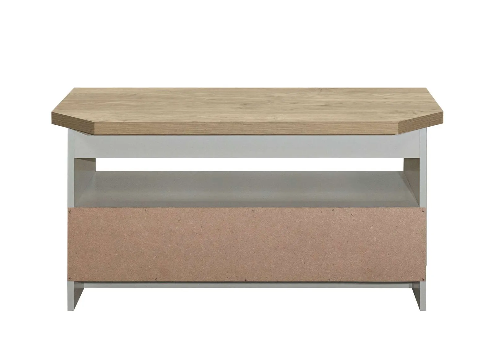 Birlea Corner TV Unit Cream Highgate Entertainment & Oak Farmhouse Shabby Chic in Grey 6