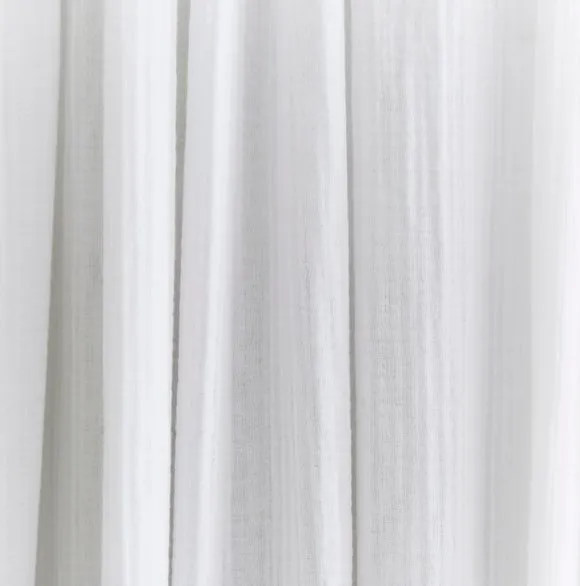 Cotton Muslin Slot Top Curtains 3