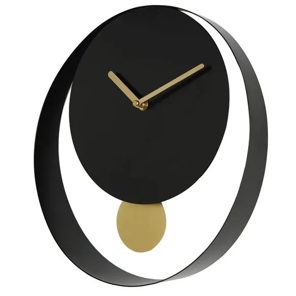 Interval Round Pendulum Wall Clock 3