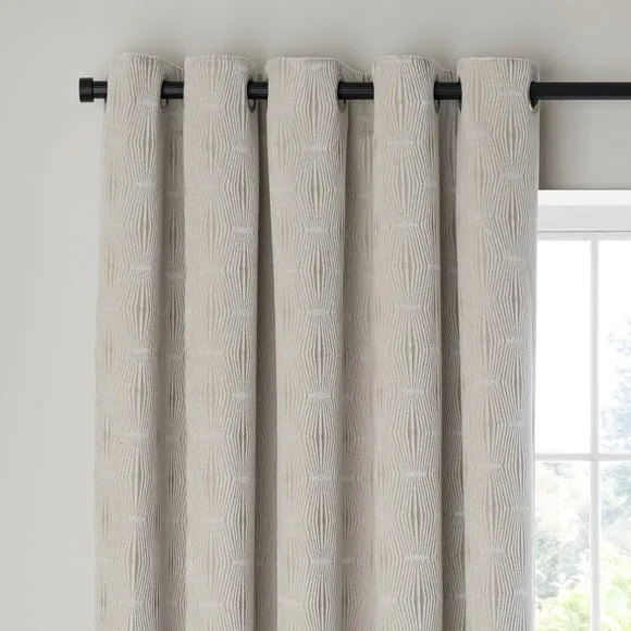 Hendrix Velvet Eyelet Curtains 1