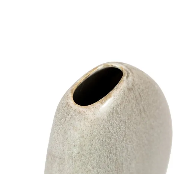 Crossland Grove Rezé Pebble Vase Large 260X130X440Mm, Grey 4