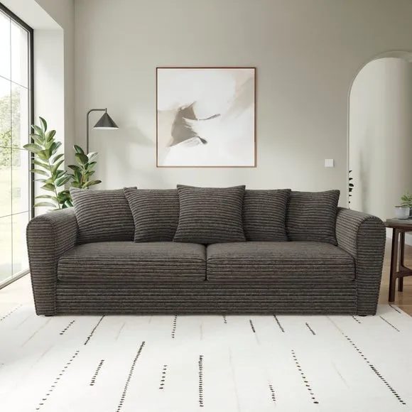 Blake Horizontal Jumbo Cord 4 Seater Sofa