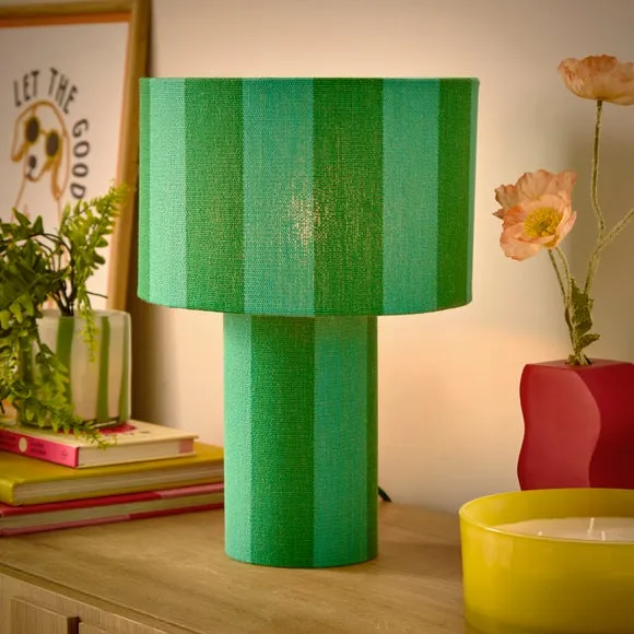 Beatrice Striped Table Lamp 2