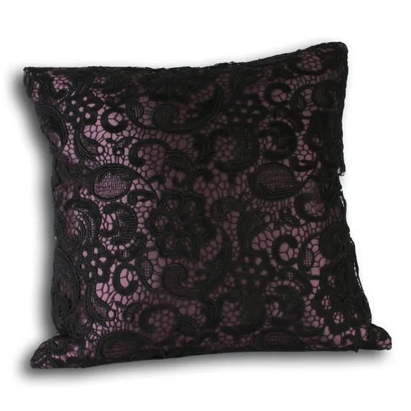 Riva Home Macrame Square Cushion