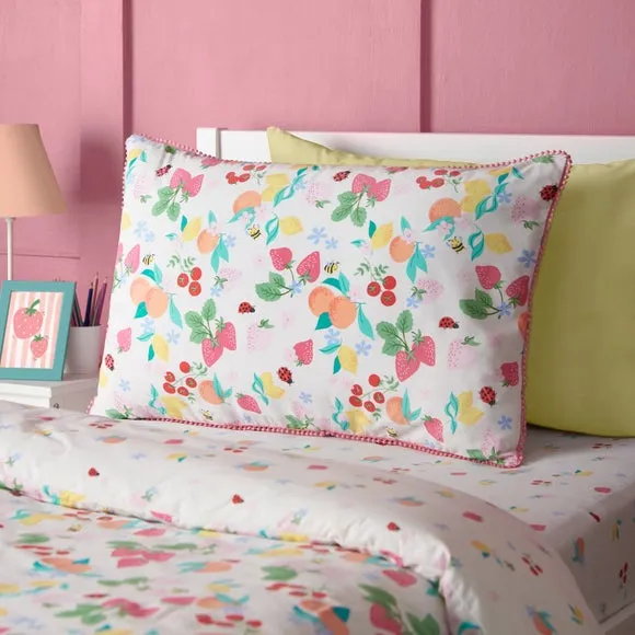 Catherine Lansfield Fruity Friends Quilt Cover and Pillowcase Set 3
