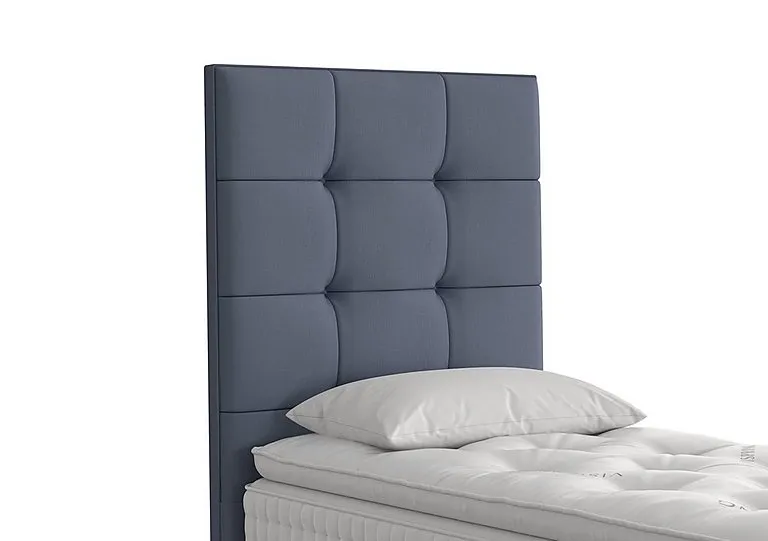 Langdon Floor Standing Headboard - Single - Gem Indigo