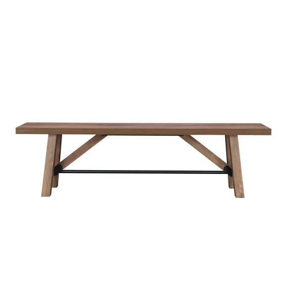 Fulton 6 Seater Trestle Table & Bench Set 5