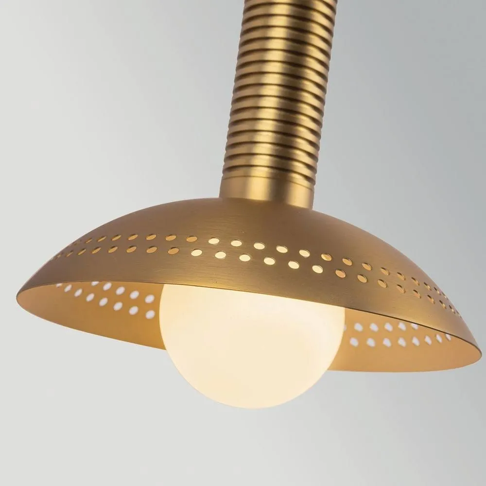 Netlighting Arden Up Down Integrated LED Wall Light Brushed Gold 3000K 4