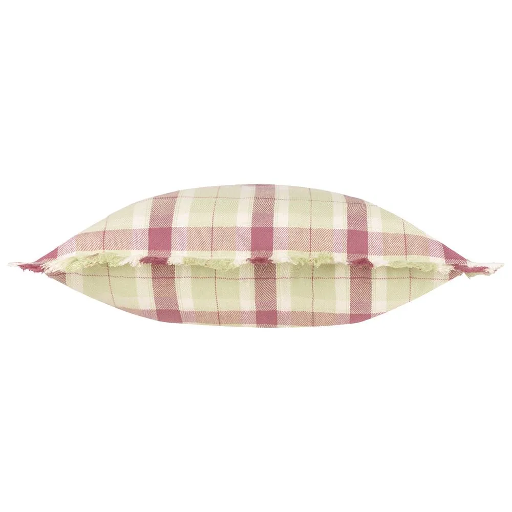 Voyage Maison Arrochar Tartan Woven Indoor/Outdoor Cushion in Purple 4