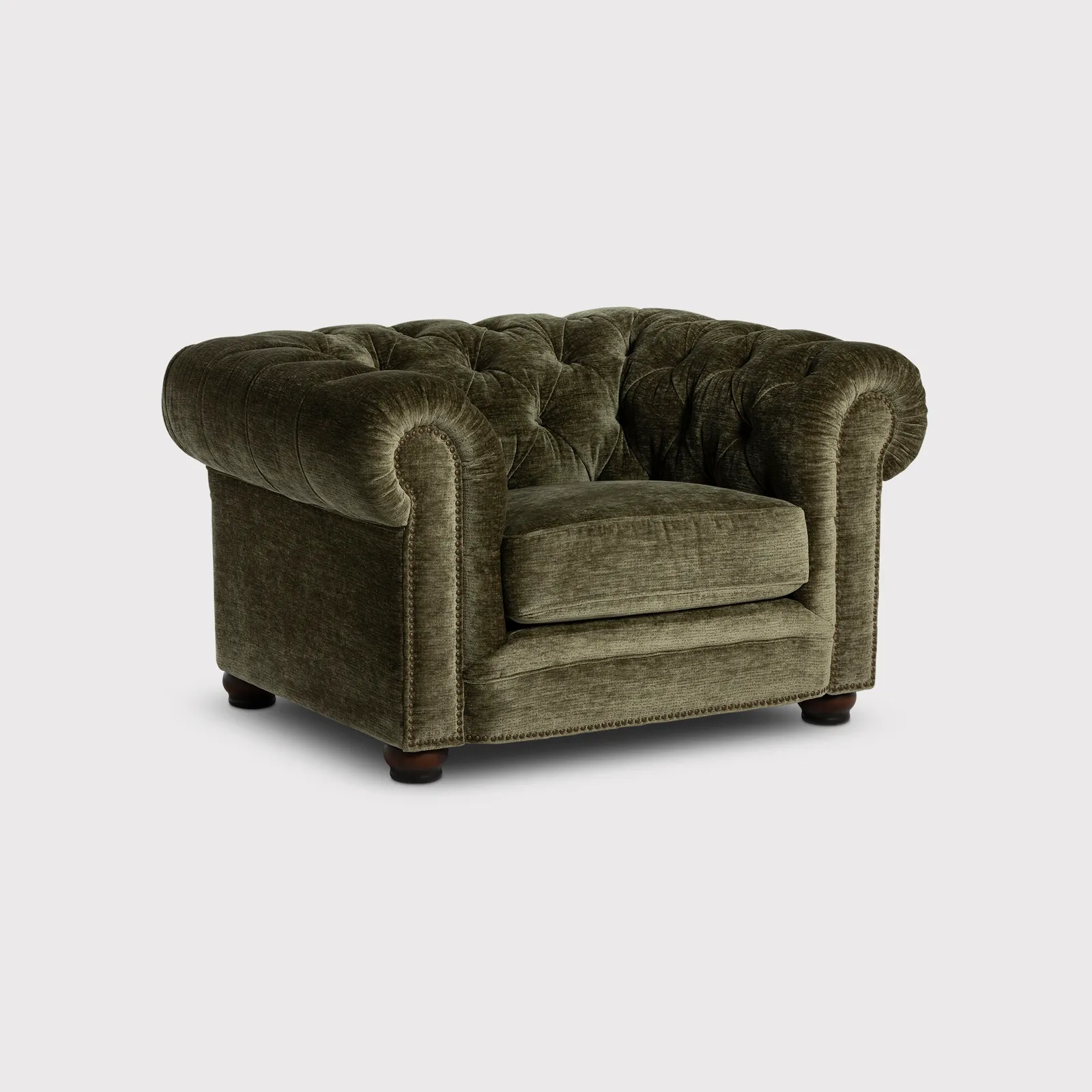 Everett Club Armchair, Green | Barker & Stonehouse