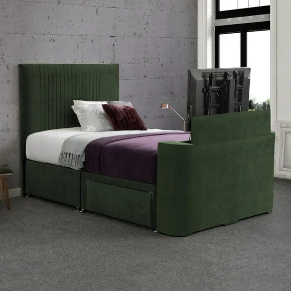 Sweet Dreams Gaia Vertical Pleated TV Bed 1