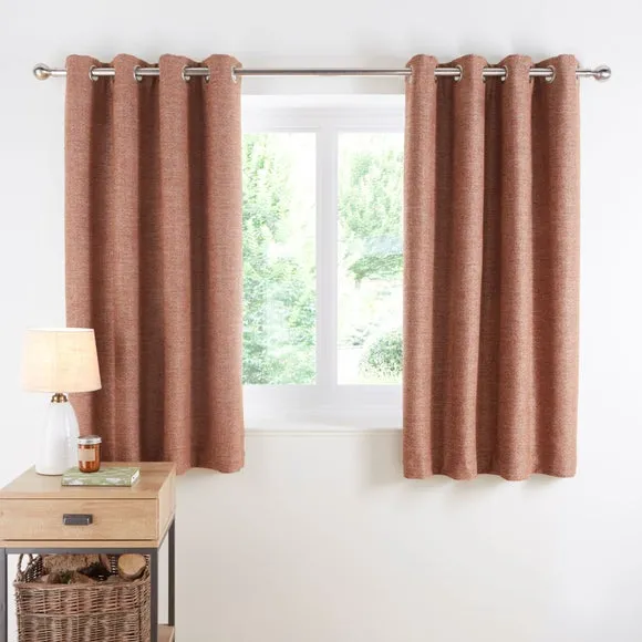 Churchgate Swithland Herringbone Eyelet Curtains (Blackout Available) 5