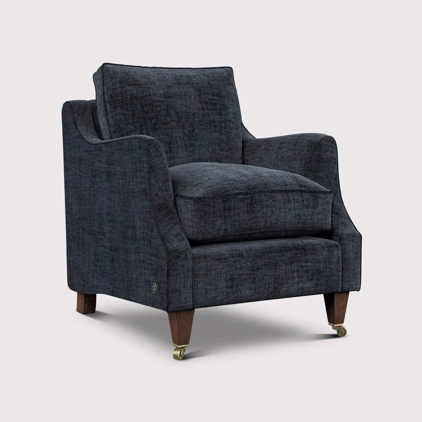 English Heritage Quarry 26 Standard Armchair, Blue Fabric | Barker & Stonehouse 1