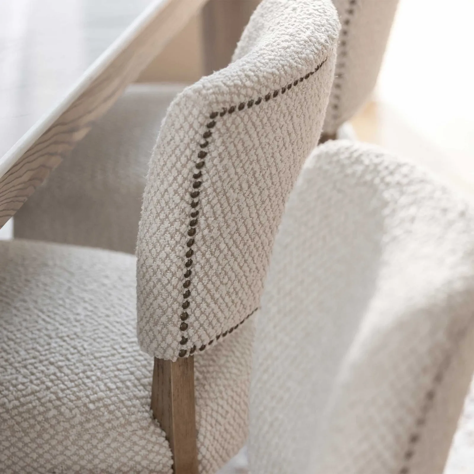 Otto Dining Chair, Neutral Fabric | Barker & Stonehouse 6