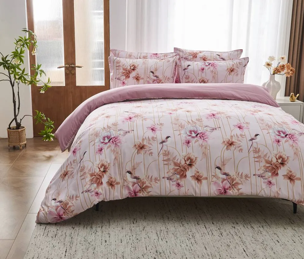 GAVENO CAVAILIA Kamala Duvet Cover Set in Pink 4