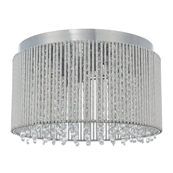 Vogue Galina 10 Light Crystal Flush Ceiling Light 6