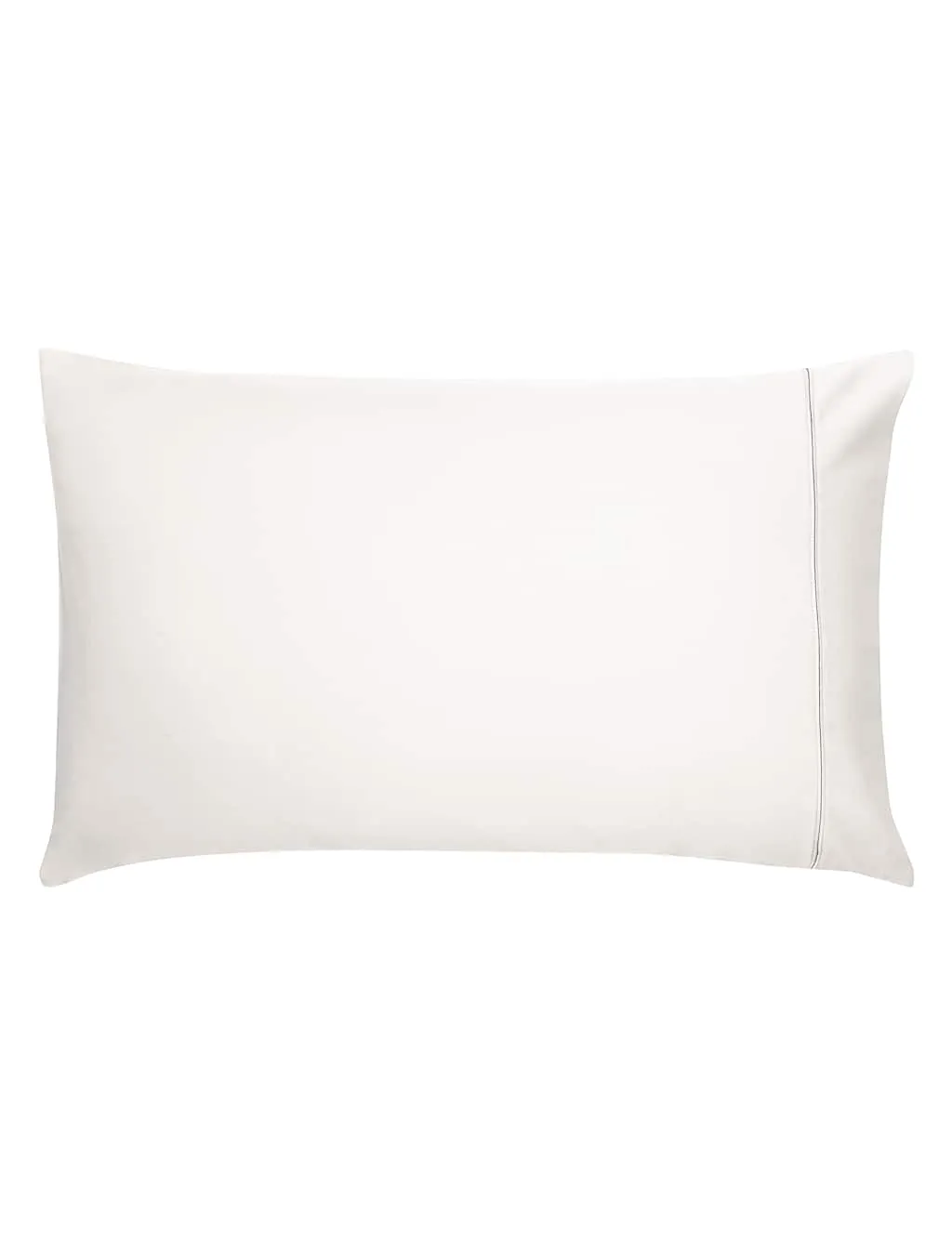 Bedeck of Belfast Pure Cotton Sateen Pillowcase Soft White