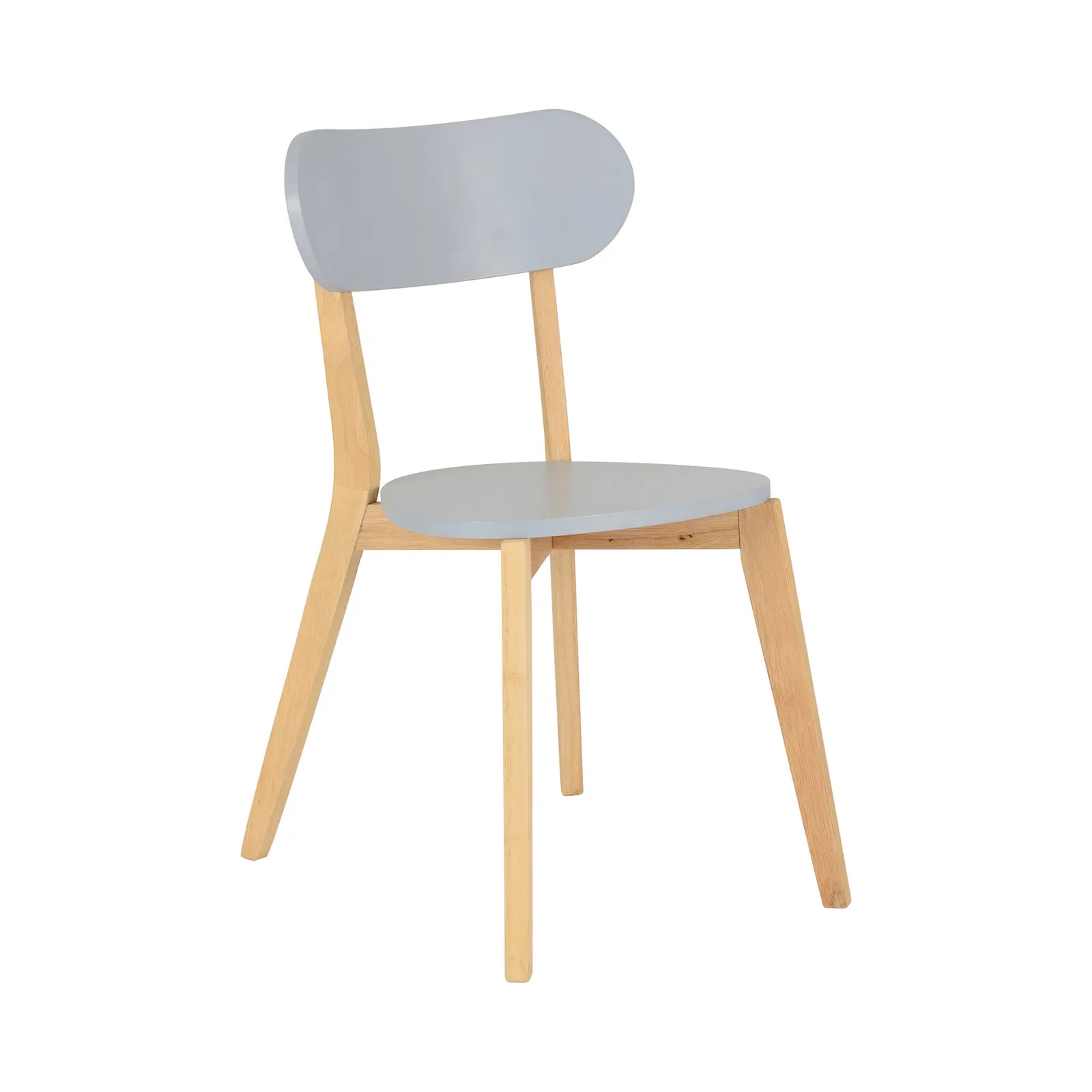 Julius Set of 2 Dining Chairs Grey