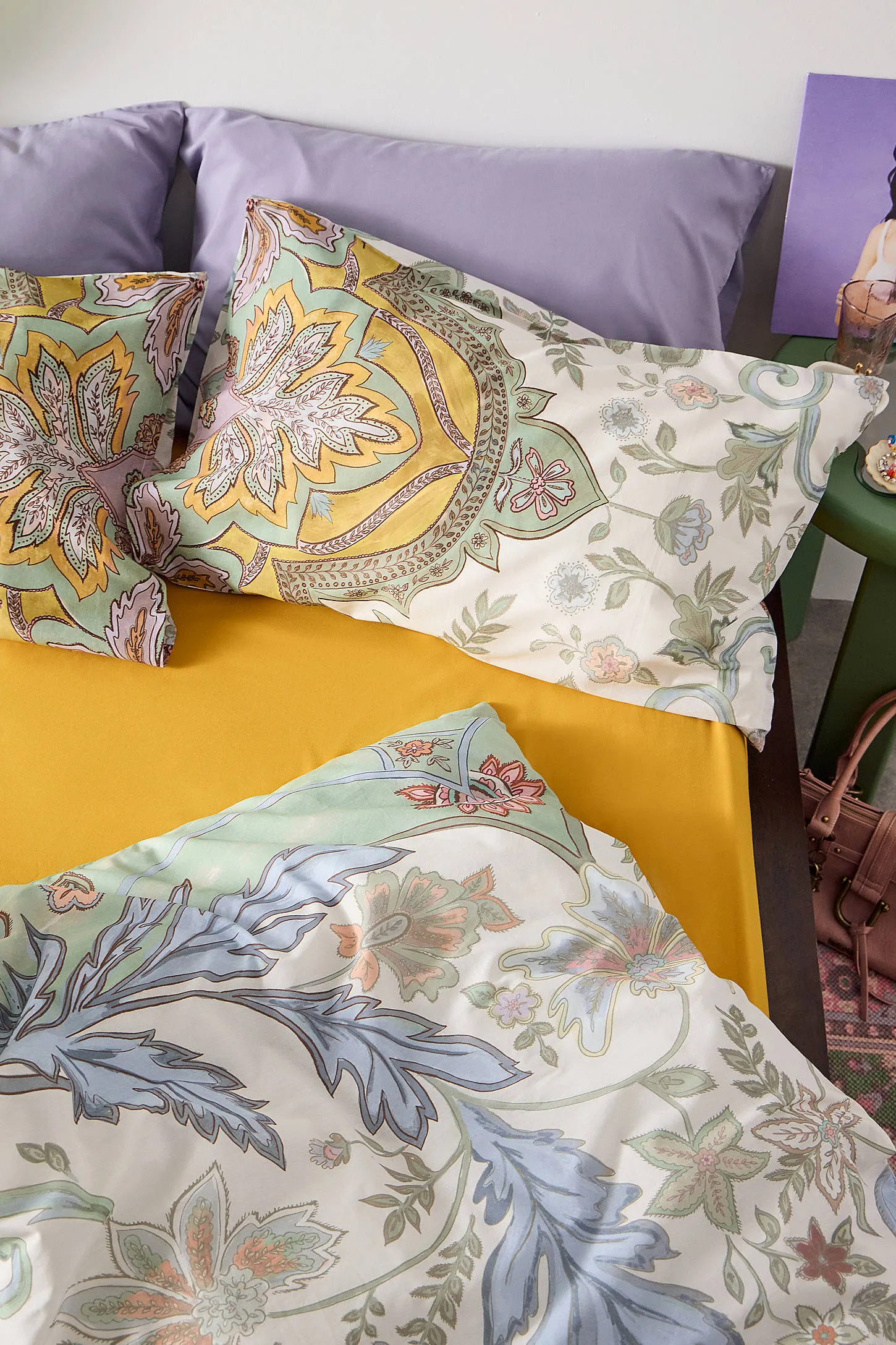 Mint Saffron Duvet Set - Mint 2
