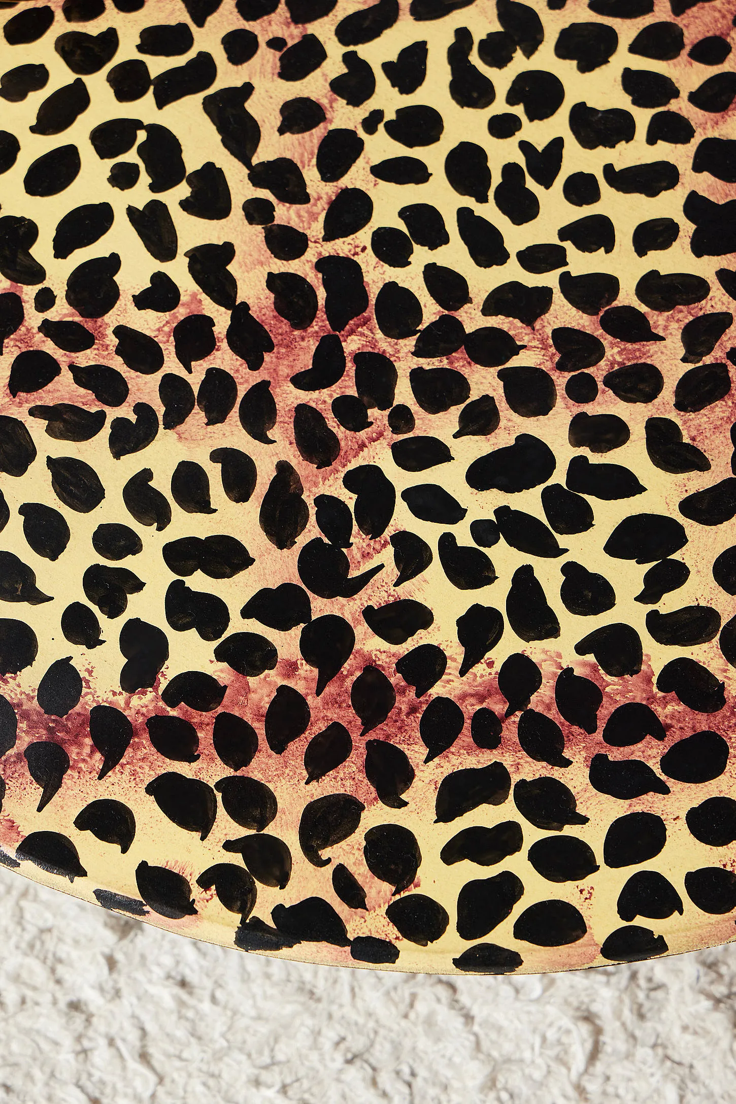Leopard Print Coffee Table - Brown 4