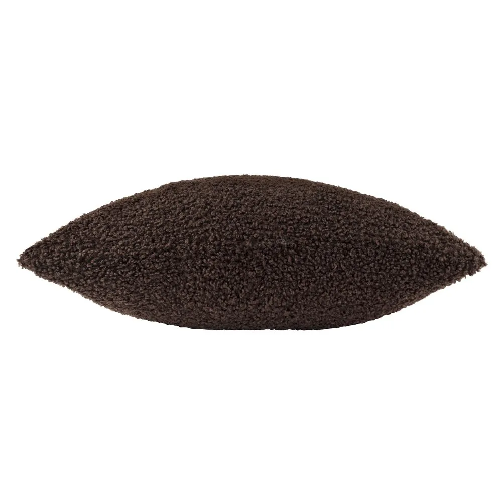 Yard Cabu Chunky Boucle Cushion in Chocolate 3