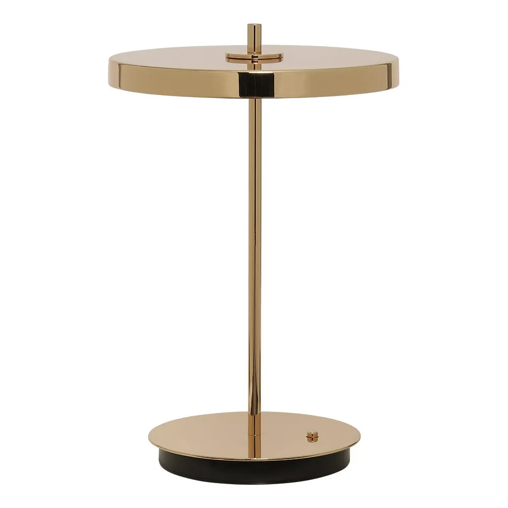 Umage Asteria LED Move Portable Table Lamp Polished Brass 2