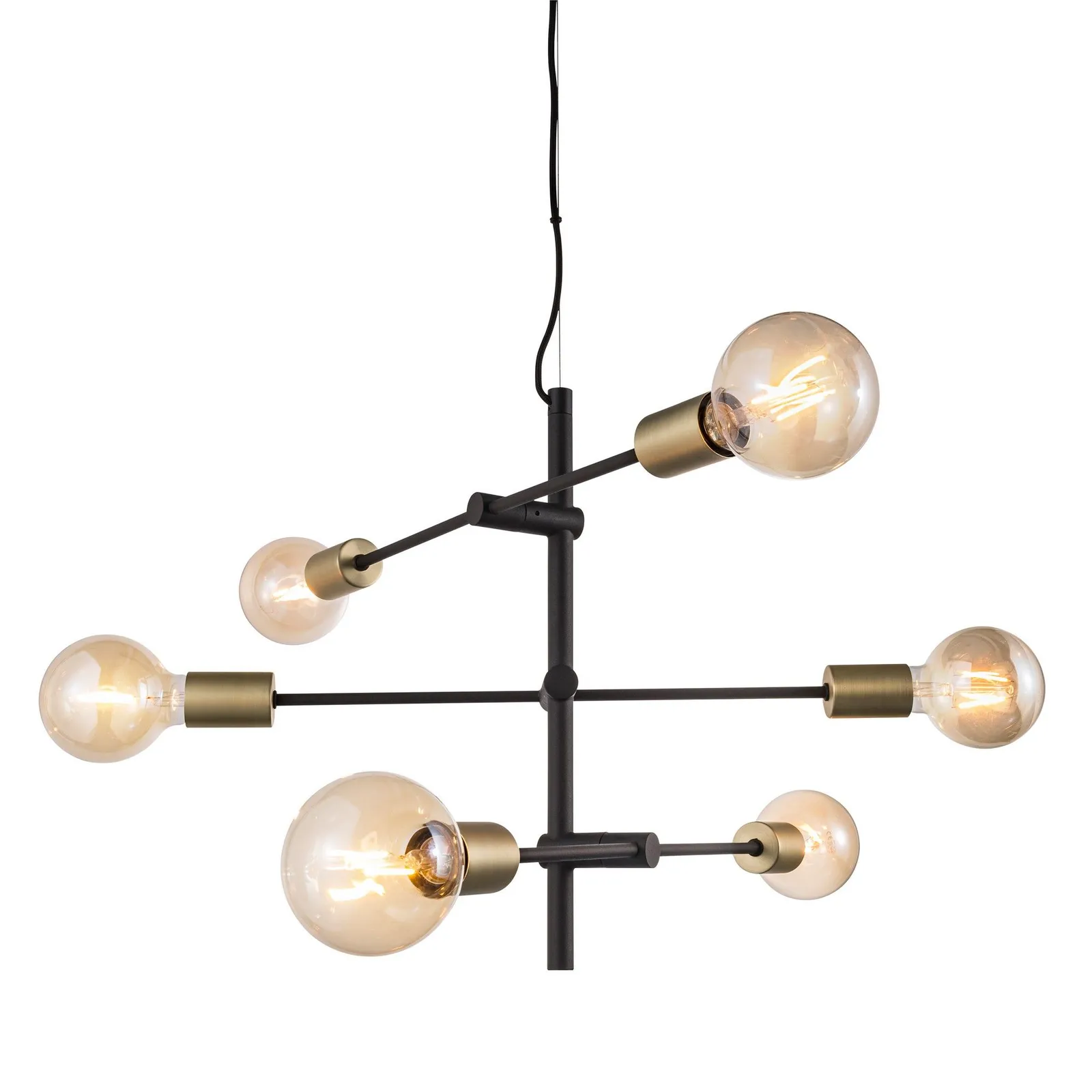 Nordlux Vintage Indoor Pendant Light Black Metal E27 Adjustable Head - Mains Powered, IP20 2