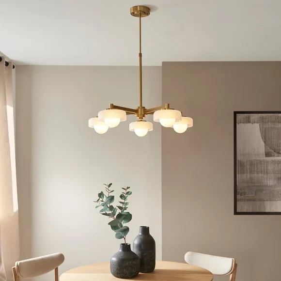 Vogue Hallie 5 Light Adjustable Pendant Light