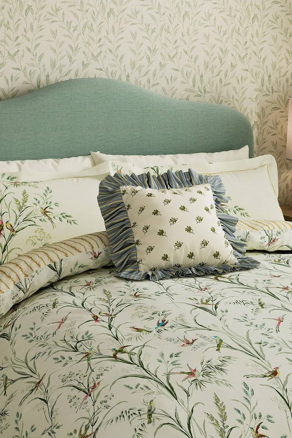 Sanderson 'Tuileries' Cotton Cushion 3