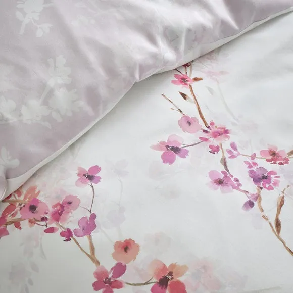 Appletree Blossom Flower 100% Cotton Duvet Cover & Pillowcase Set 3