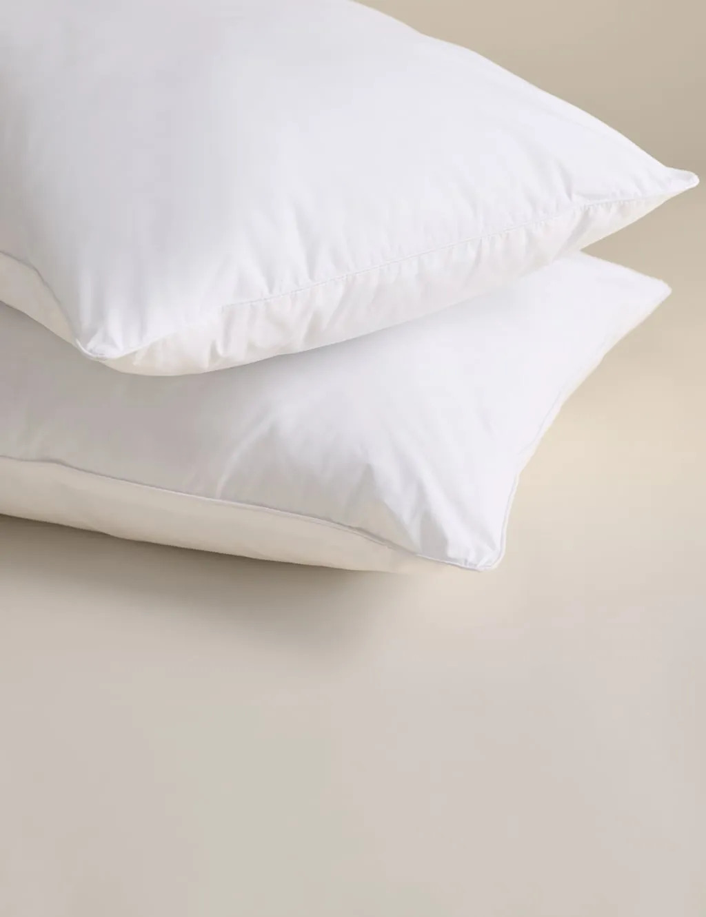 M&S 2 Pack Smart Wash & Dry Anti Allergy Medium Pillows White