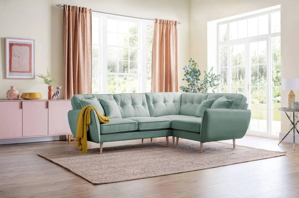 The Great Sofa Company Ailis 2 Corner 1 Faro Aqua
