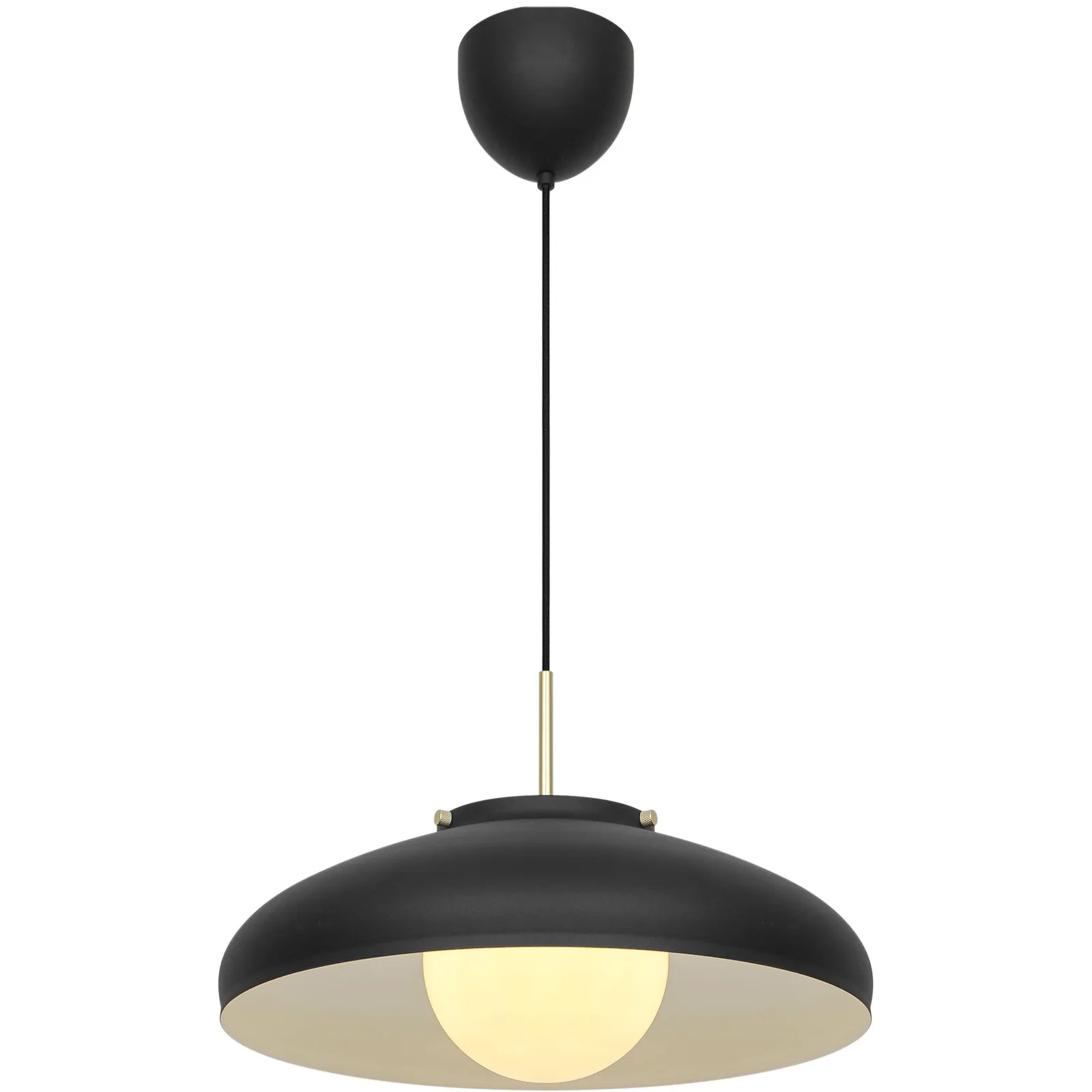 Nordlux Latif Pendant Light Black Metal Dining Room E14 Mains 40cm 2