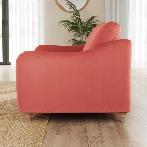 Hattie Matte Plush Velvet Snuggle Sofa 2
