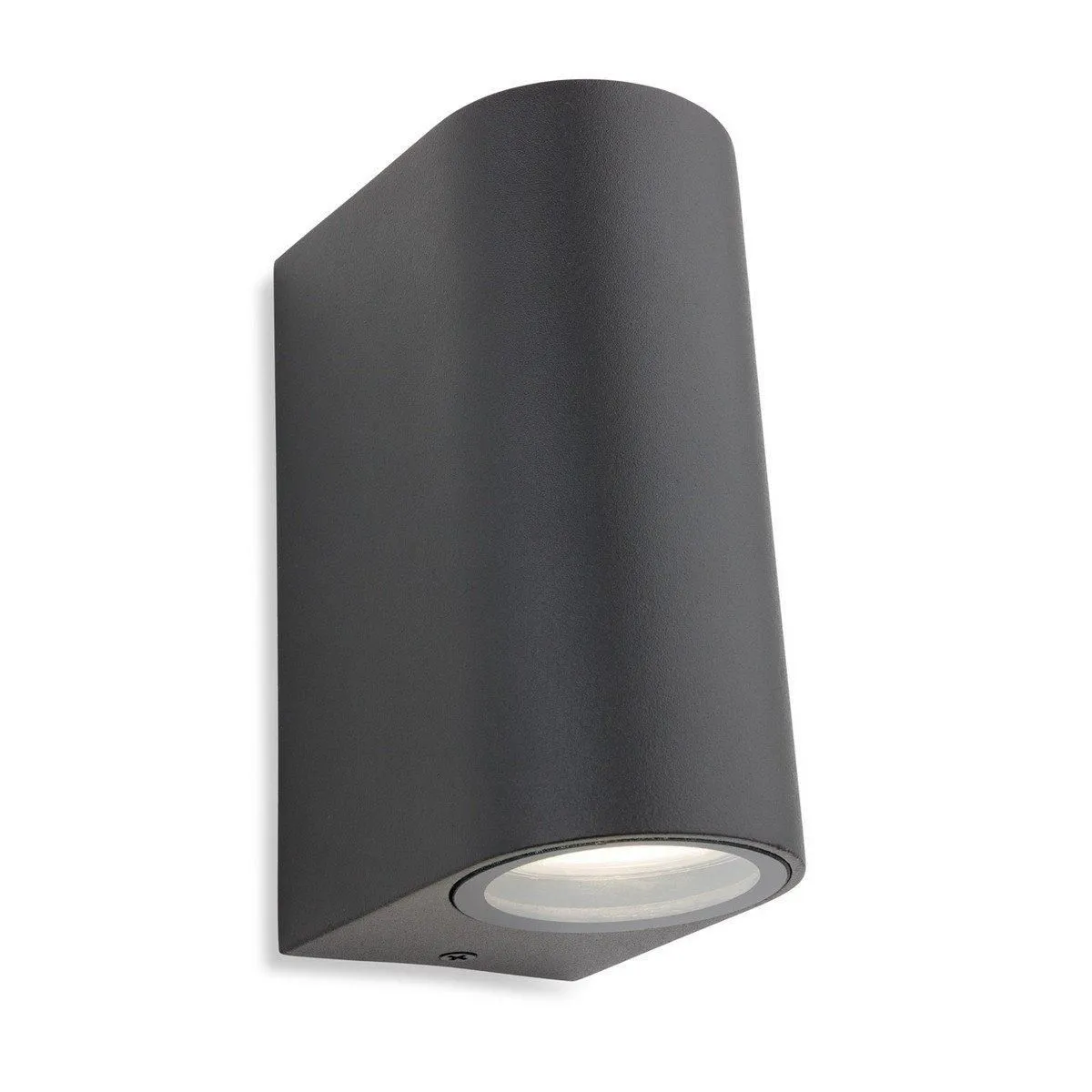 Netlighting Scenic 2 Light Up Down Wall Light Gun Metal IP44 GU10 in Grey