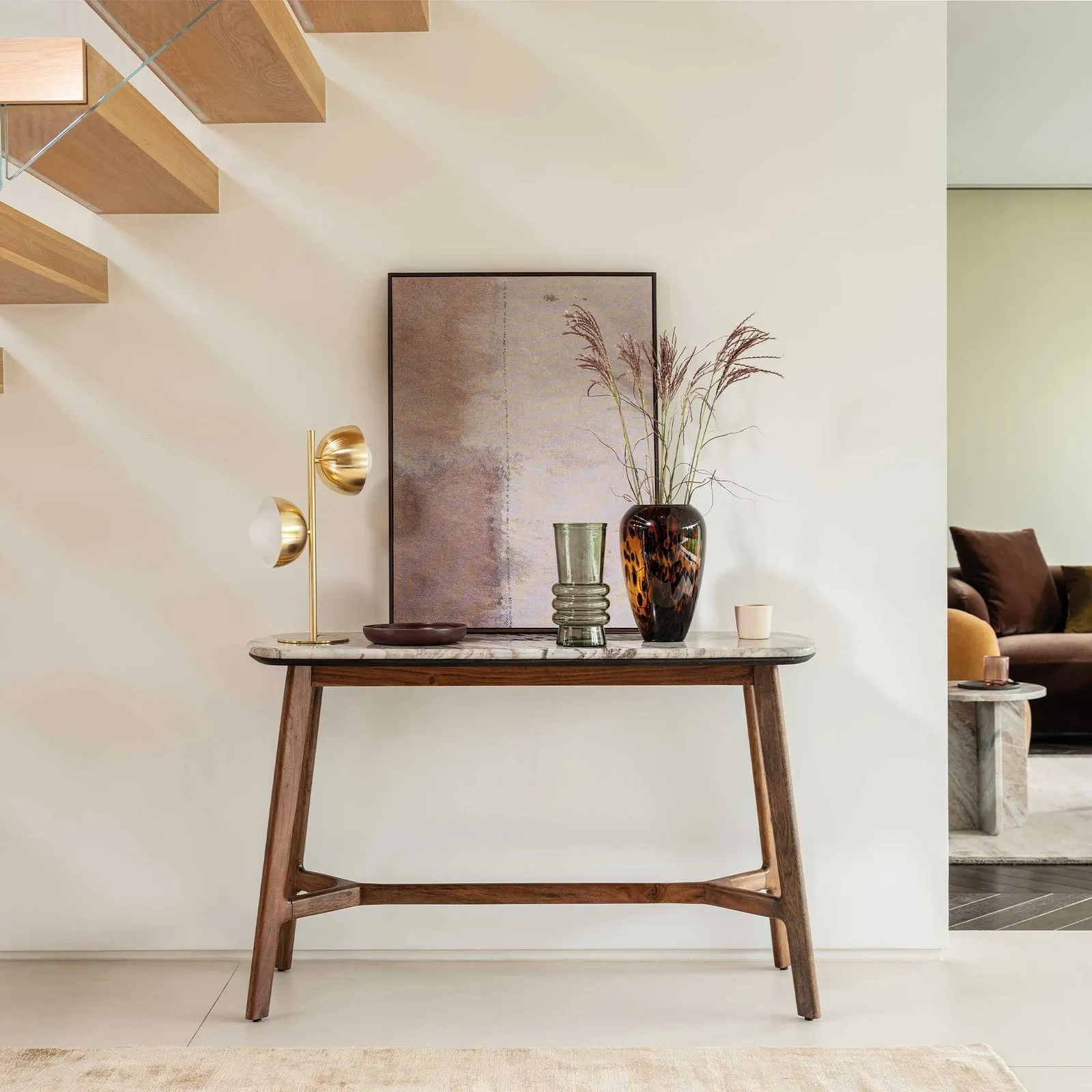 Cresta Console Table, Acacia Wood | Barker & Stonehouse 2