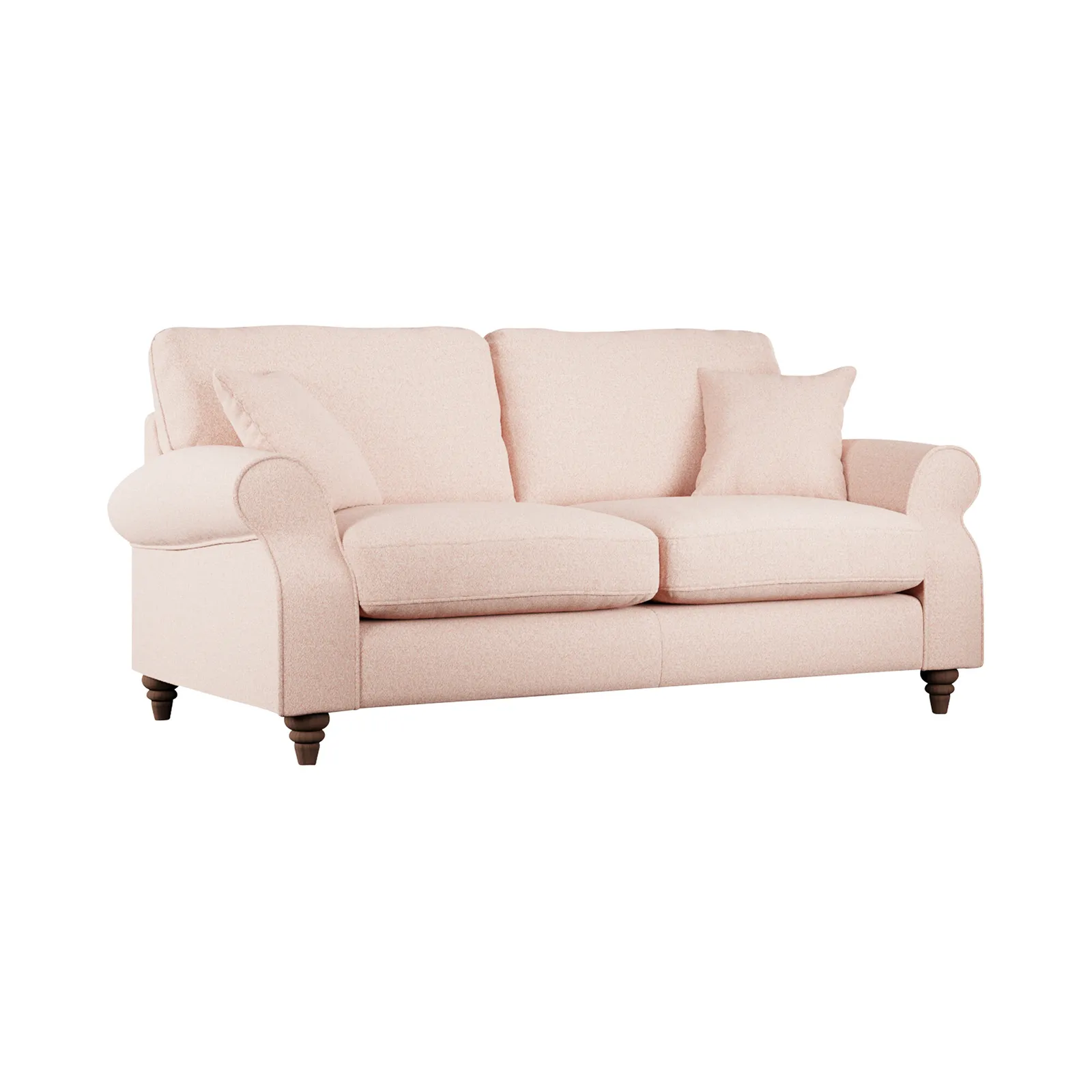Hattie 3 Seater Sofa, Pink Fabric | Barker & Stonehouse 2