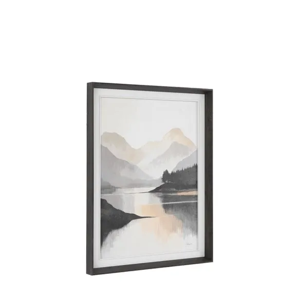 Cedar and Sage Mountain Mirrors Framed Canvas 6