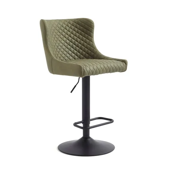 Montreal Height Adjustable Barstool, Faux Leather 5