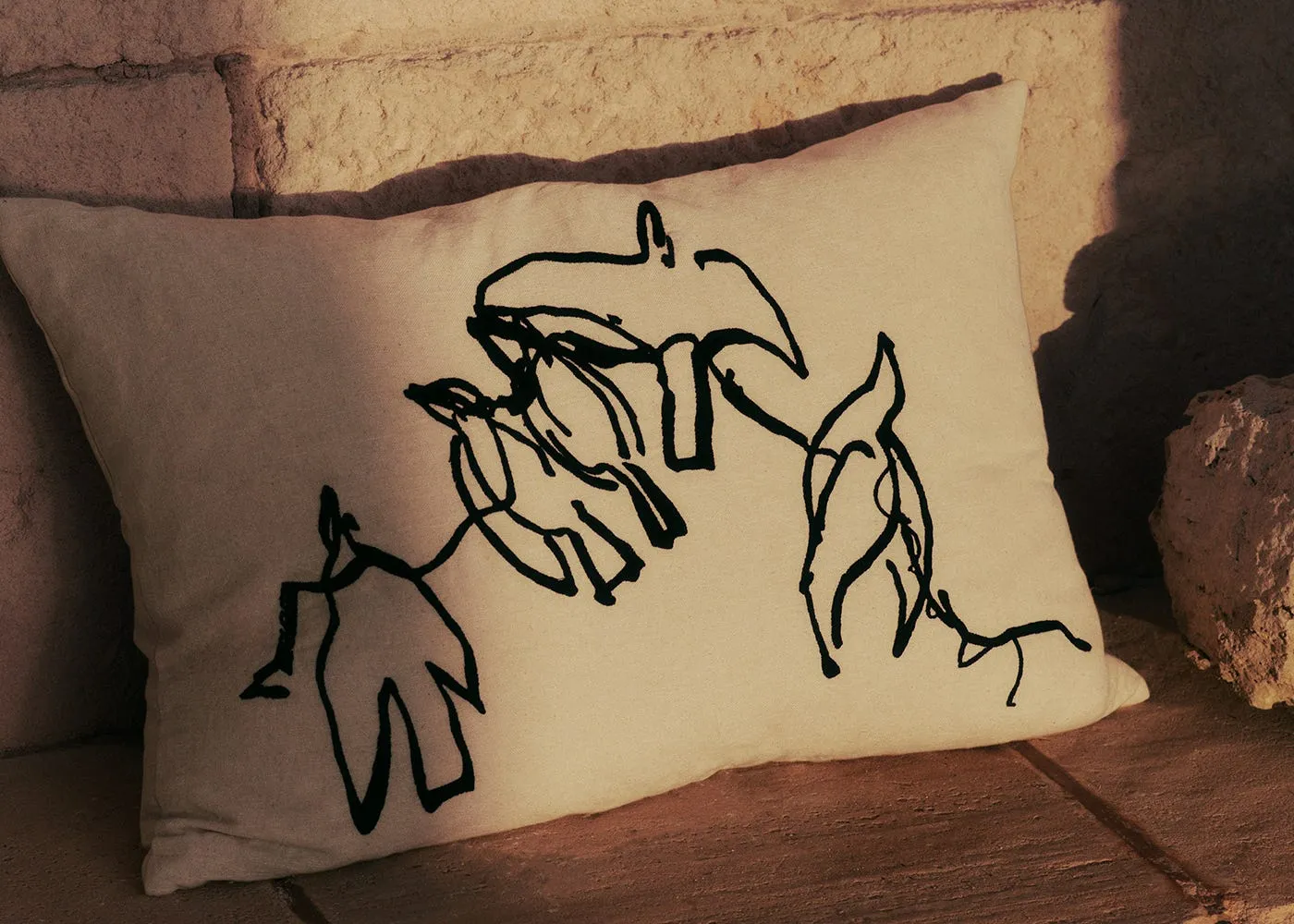 ferm LIVING Vuelo Cushion Natural 3